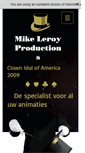 Mobile Screenshot of mikeleroy.be